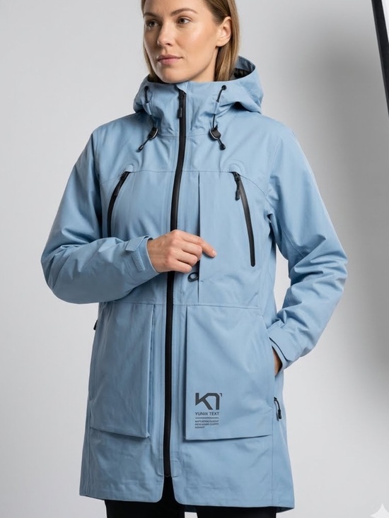 Kari Traa Jackets & Blazers - Kari Traa Herre Waterproof Hooded Rain Jacket Rudolf Bionic Finish® ECO Medium